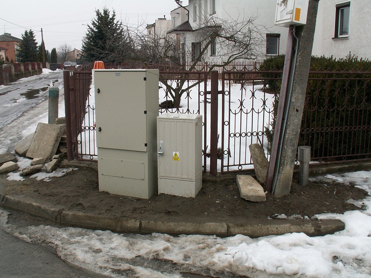 sie elektroenergetyczna pompowni przydomowych