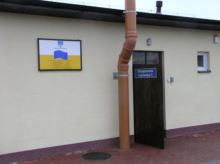 pompownia gwna podczas odbioru